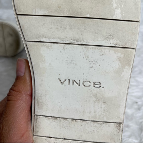 VINCE Slip On Loafer Sneaker 7 Leather Animal Print Snake - Picture 15 of 15